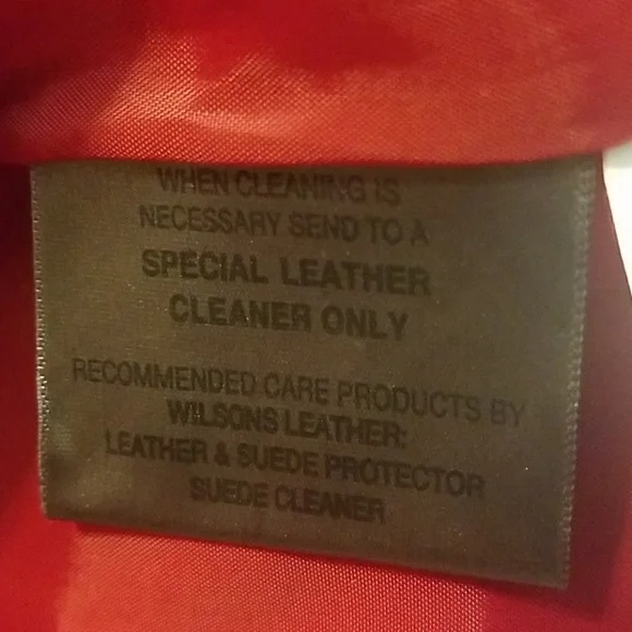 Wilson Leather kids red burgundy size small - Picture 6 of 6